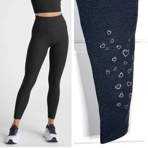 BEYOND YOGA Spacedye Caught In The Midi High Waisted Legging With Custom Hearts